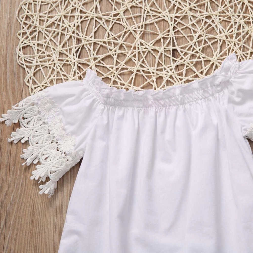 Boho Crochet Lace Baby Bohemian Tunic Dress🌸 - Picture 7 of 7